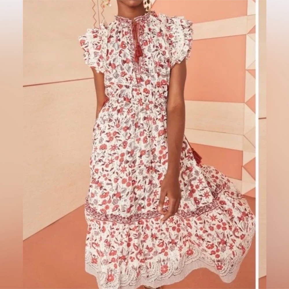 Ulla Johnson Linnea Midi Dress Size 6